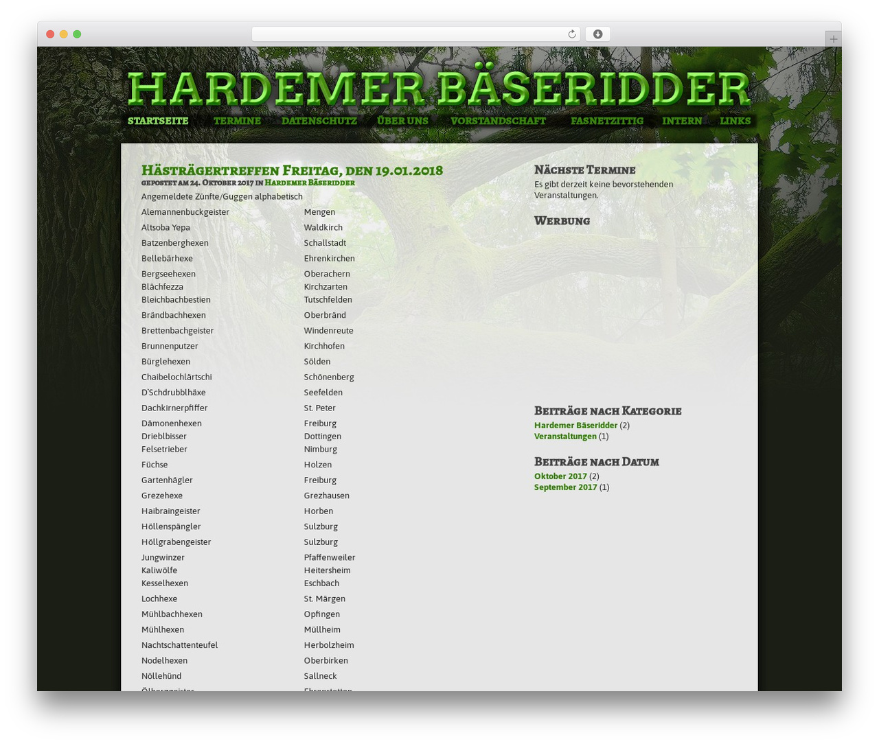 Theme WordPress Basis (x)HTML5 - baeseridder.de