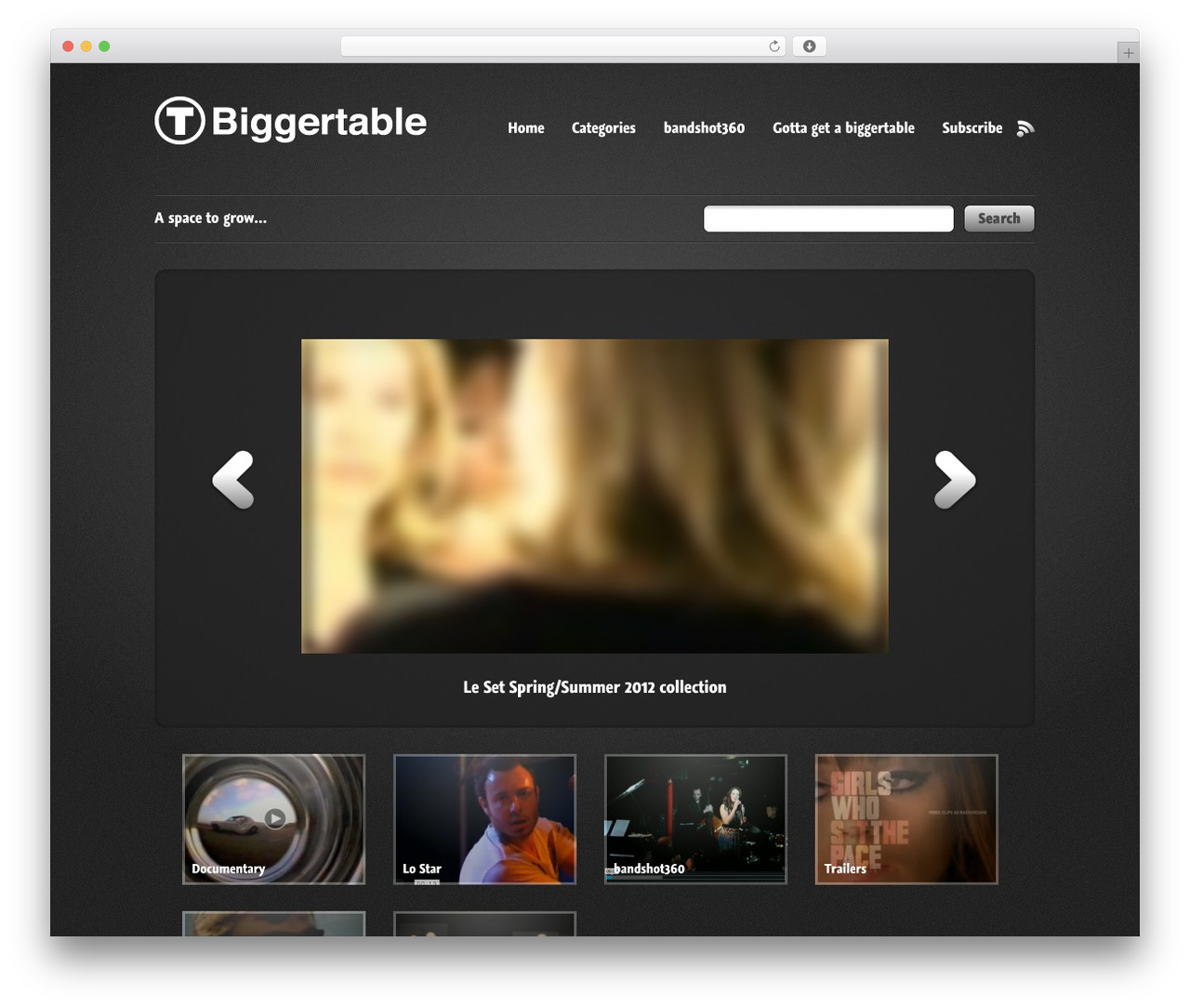 TV Elements WordPress theme - biggertable.com TV Elements WordPress theme - biggertable.com