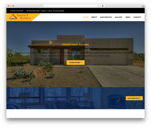 WordPress theme Double E Builders - doubleebuilders.com
