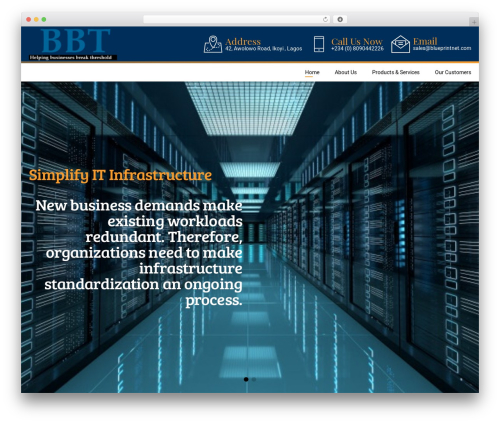 WordPress theme Celeste - blueprintnet.com