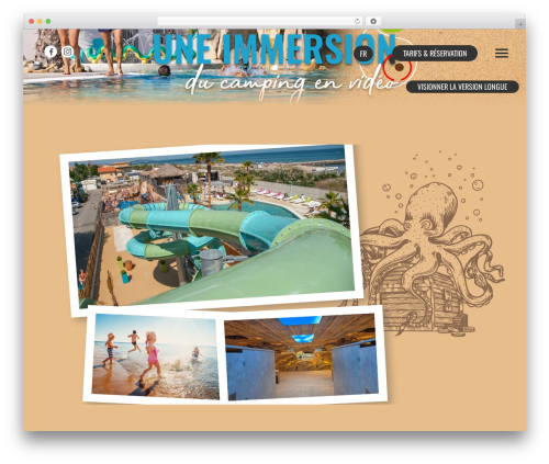 WordPress theme Plune - camping-robinson.com