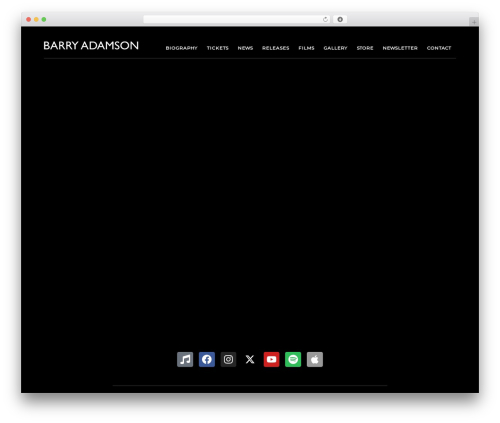 WordPress theme Twisted - barryadamson.com