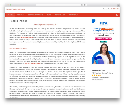 Accesspress Basic WordPress theme download - bigdatahadooptraining.in