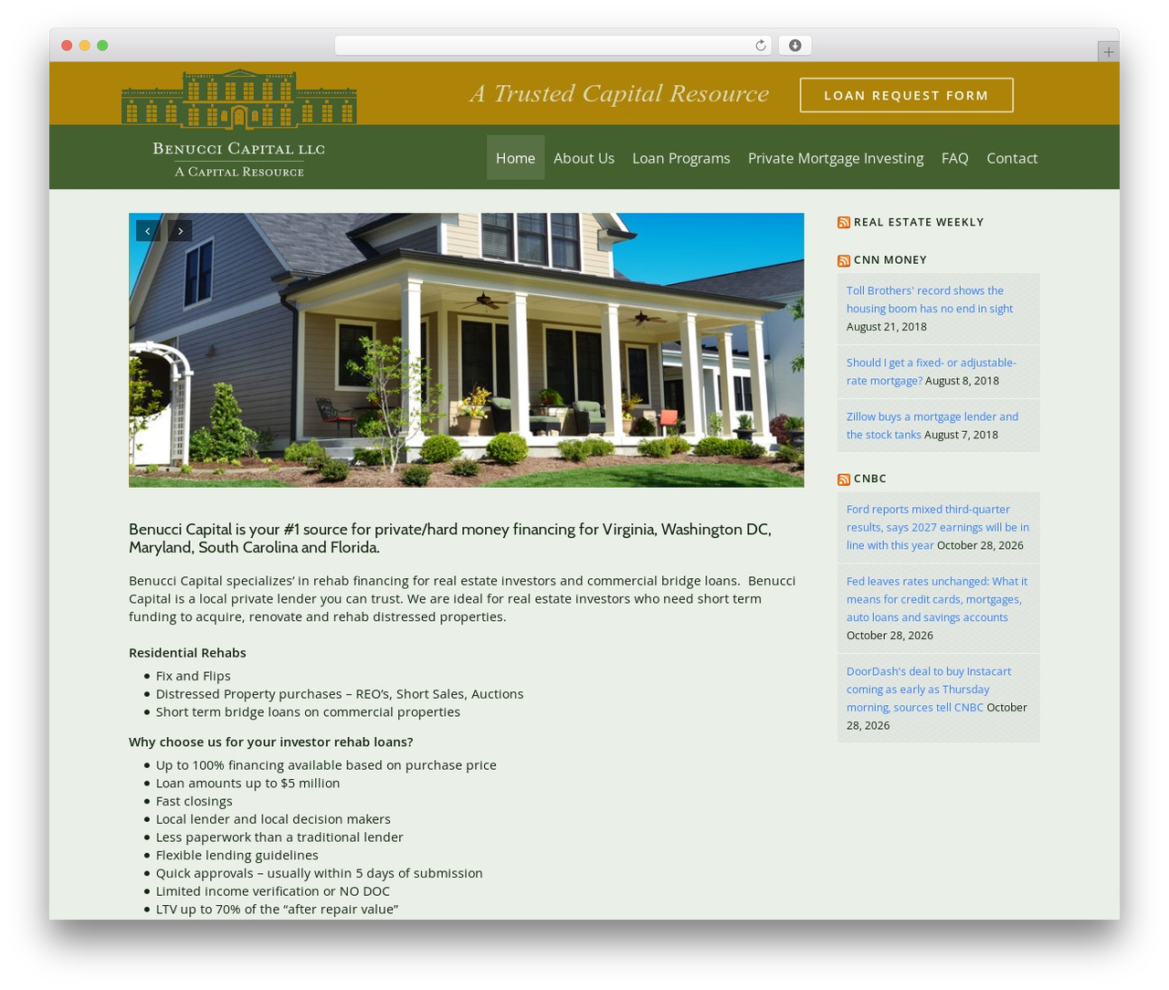 DMS WordPress theme - benuccicapital.com