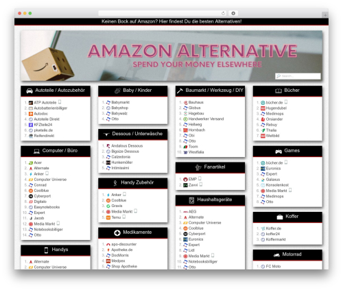 maddos WordPress theme - amz-alternative.de