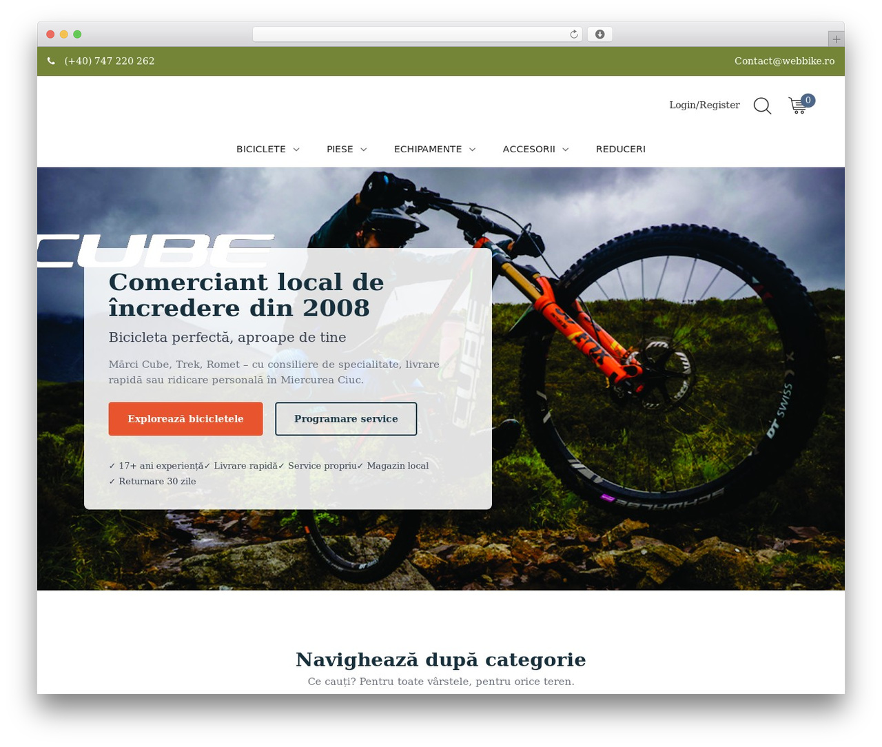 MaxstorePlus WordPress theme - webbike.ro