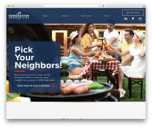 Mega Theme WordPress theme - generationcommunities.com