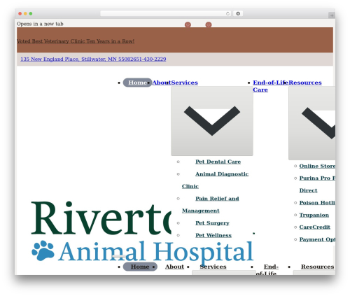 Theme WordPress Bricks - rivertownanimalhospital.com