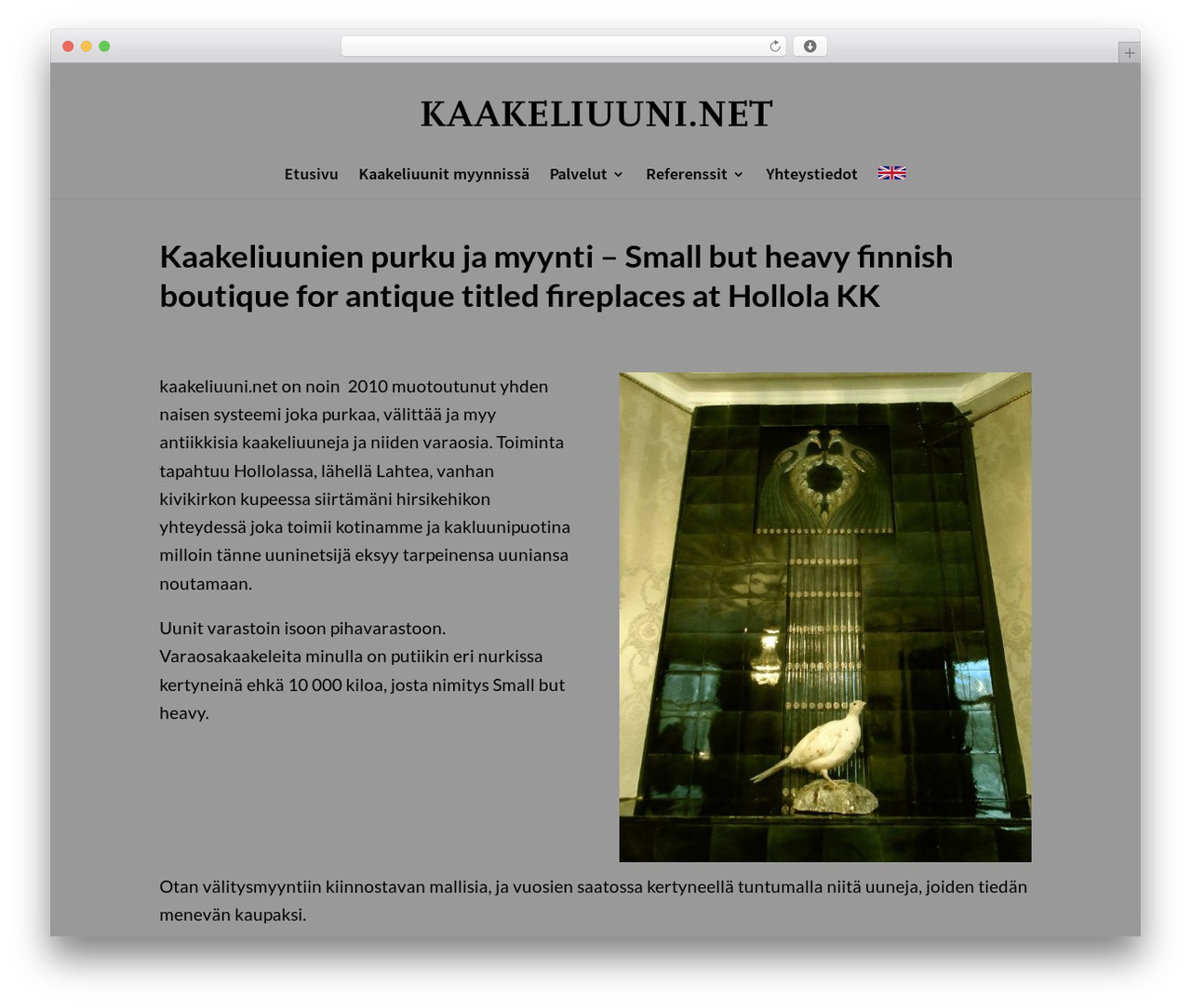 Theme WordPress Helpot Kotisivut - kaakeliuuni.net