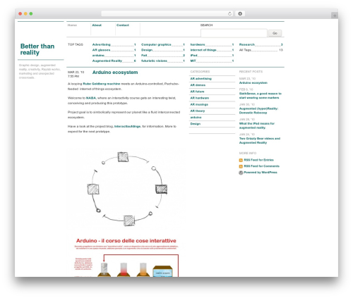 WordPress theme Basic Maths - betterthanreality.net