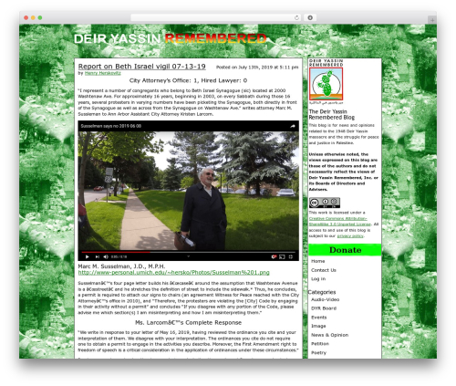 WordPress Theme Generator WP theme - blog.deiryassin.org