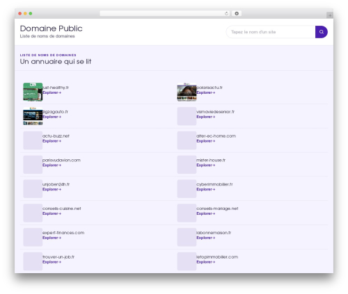 WordPress website theme Maxwell - domaine-public.net WordPress website theme Maxwell - domaine-public.net
