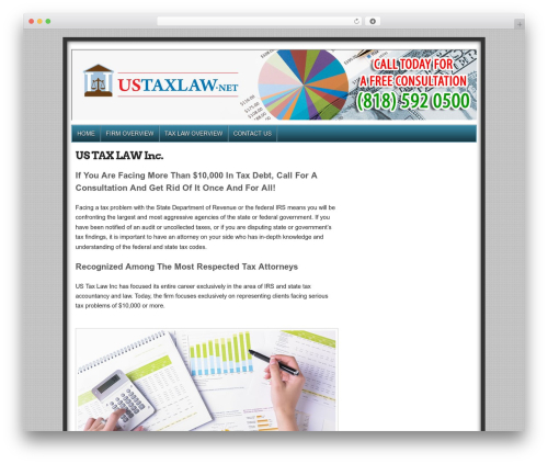 Builder theme WordPress - ustaxlaw.net