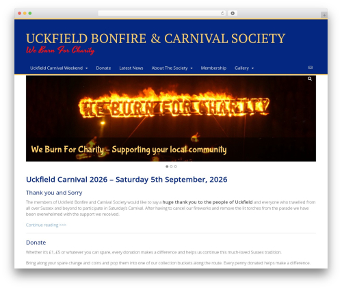 Canvas theme WordPress - uckfieldcarnival.co.uk