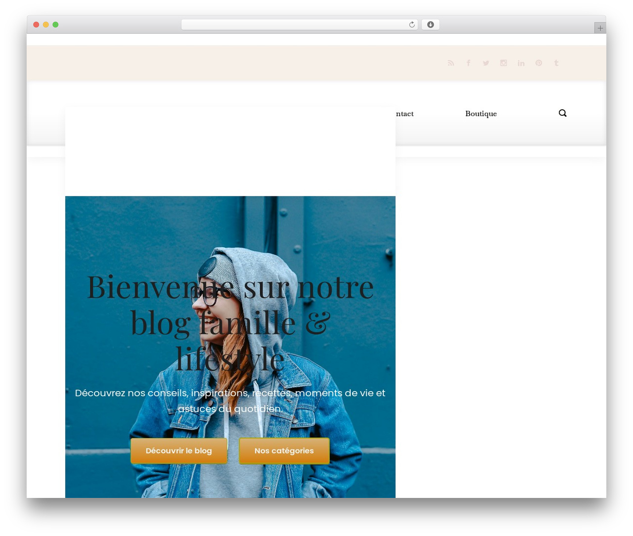 evolve best WordPress theme - une-minute-de-beaute.fr