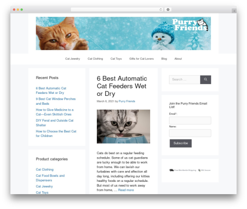 Alidswoo WordPress plugin - purryfriends.com