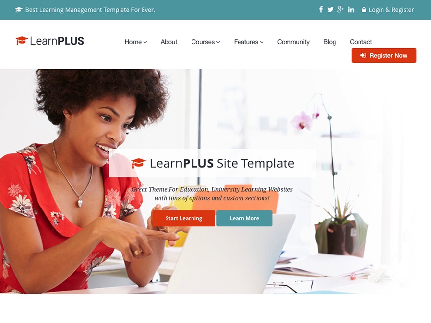 LearnPlus WordPress theme