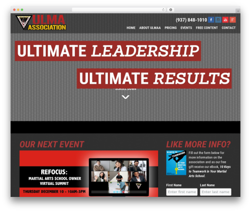 MF Bootstrap WordPress theme - ulmaonline.com