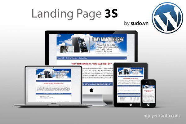 S1-Landing landing page template WordPress
