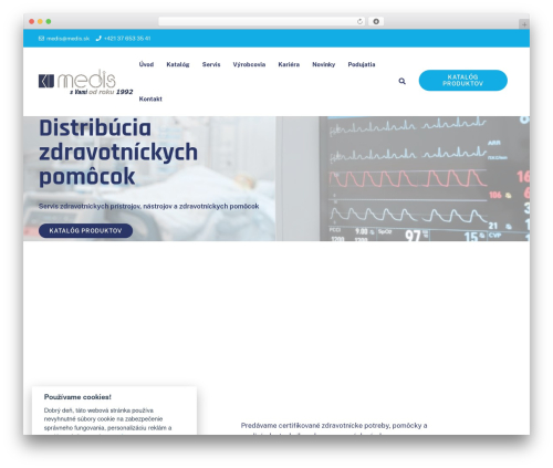 Theme WordPress page theme - medis.sk