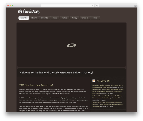 WordPress theme Clockstone - usslafitte.com