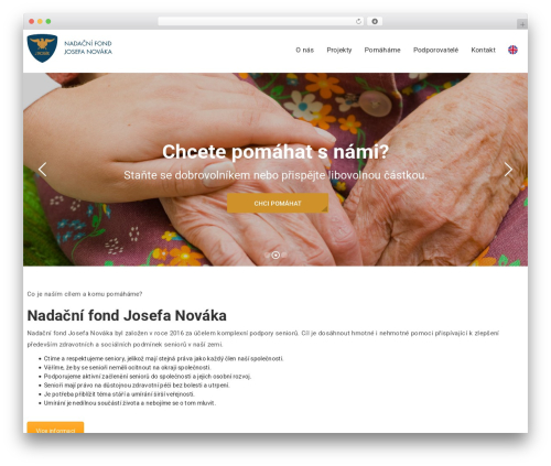 WordPress website theme Lifeline2 - nfjosefanovaka.cz