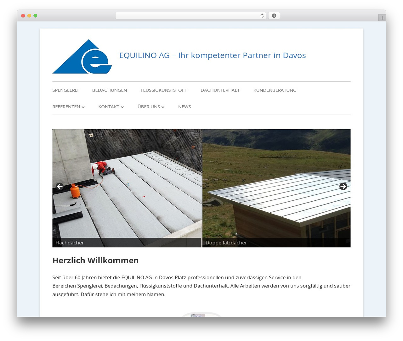 WordPress website theme Tiny Framework - equilino.ch WordPress website theme Tiny Framework - equilino.ch