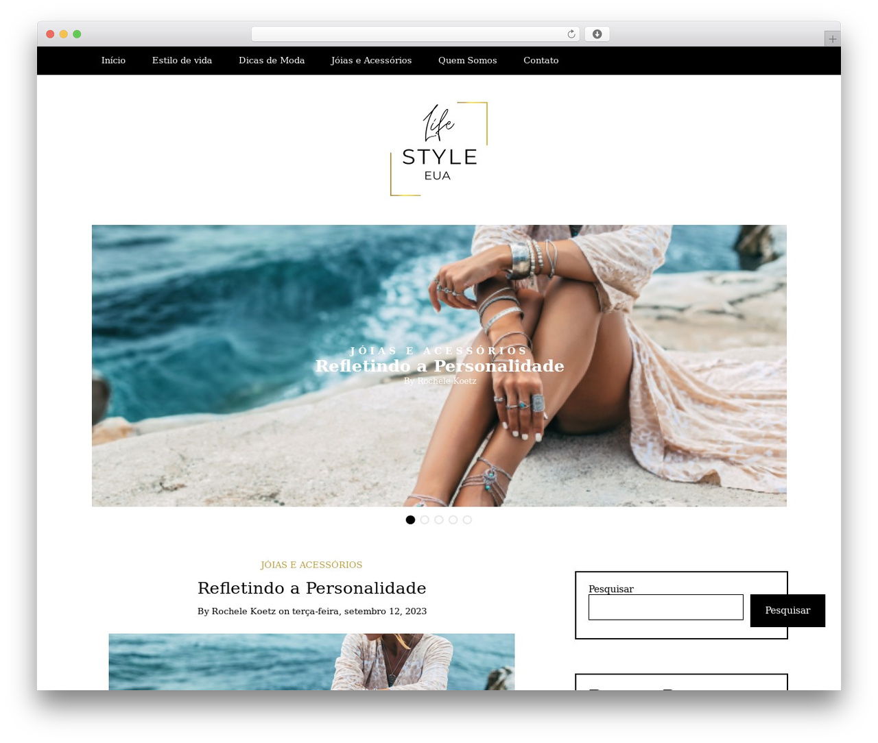 Writee WordPress blog theme - lifestyleeua.com