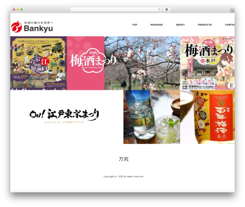 BLOC theme WordPress - bankyu.jp
