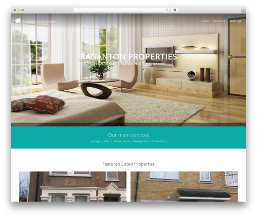 Reales WP theme WordPress - bagantonproperties.co.uk
