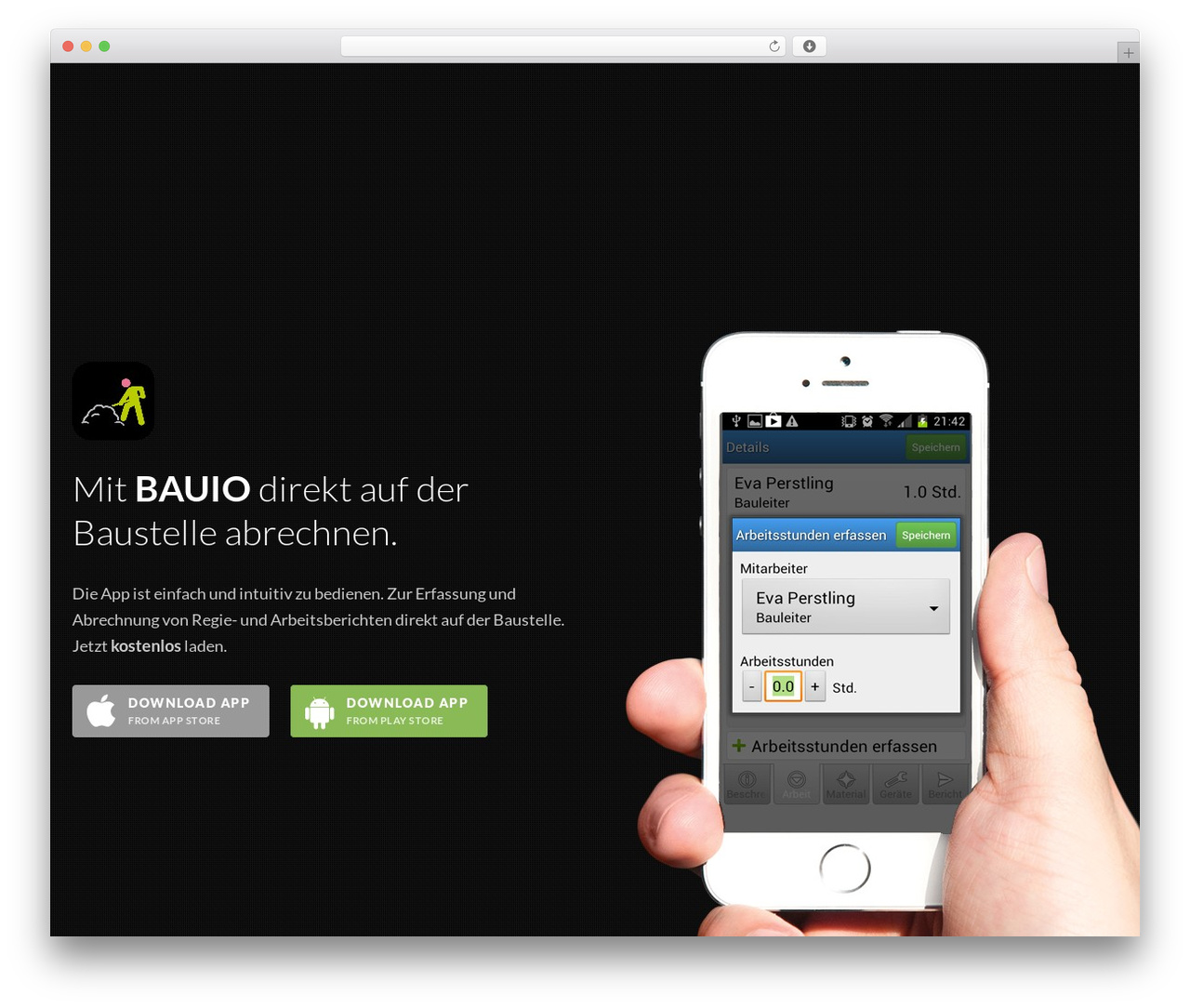 Theme WordPress EOS Wordpress One Page - bau.io Theme WordPress EOS Wordpress One Page - bau.io
