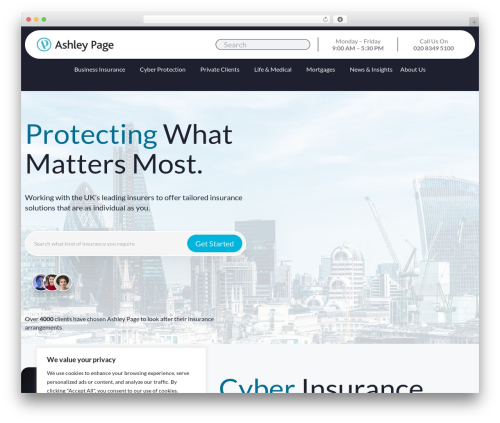 Theme WordPress GeneratePress - ashleypage.co.uk