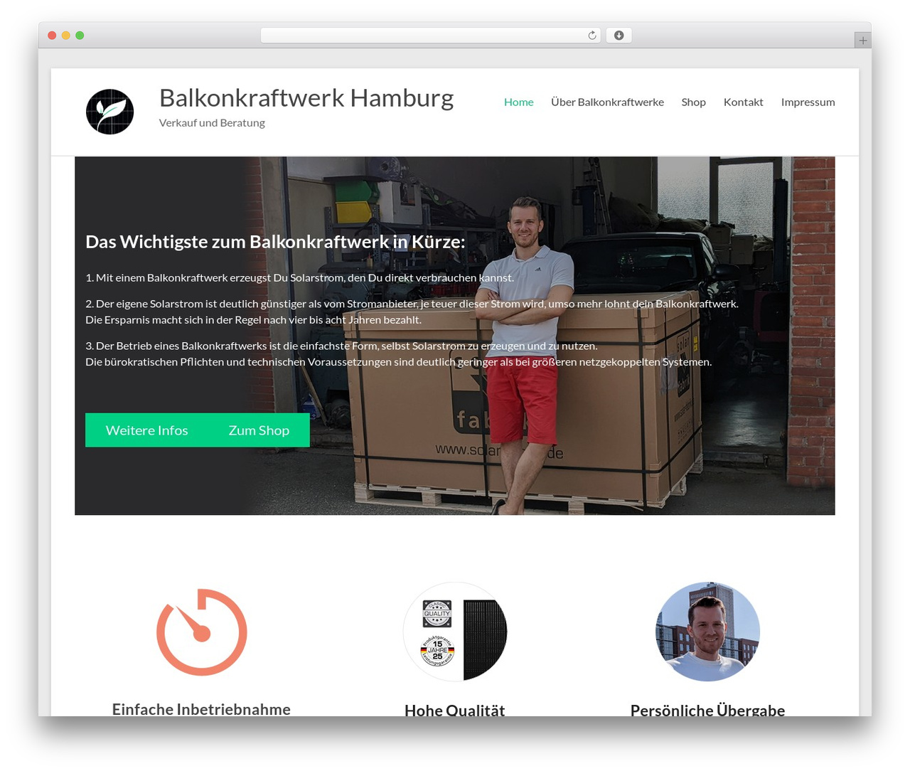 Theme WordPress Spacious - balkonkraftwerk-hamburg.de