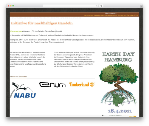 Agency options WordPress plugin - earthday-hamburg.de