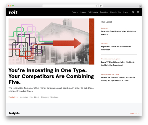 Volt Theme WordPress theme - voltedu.com