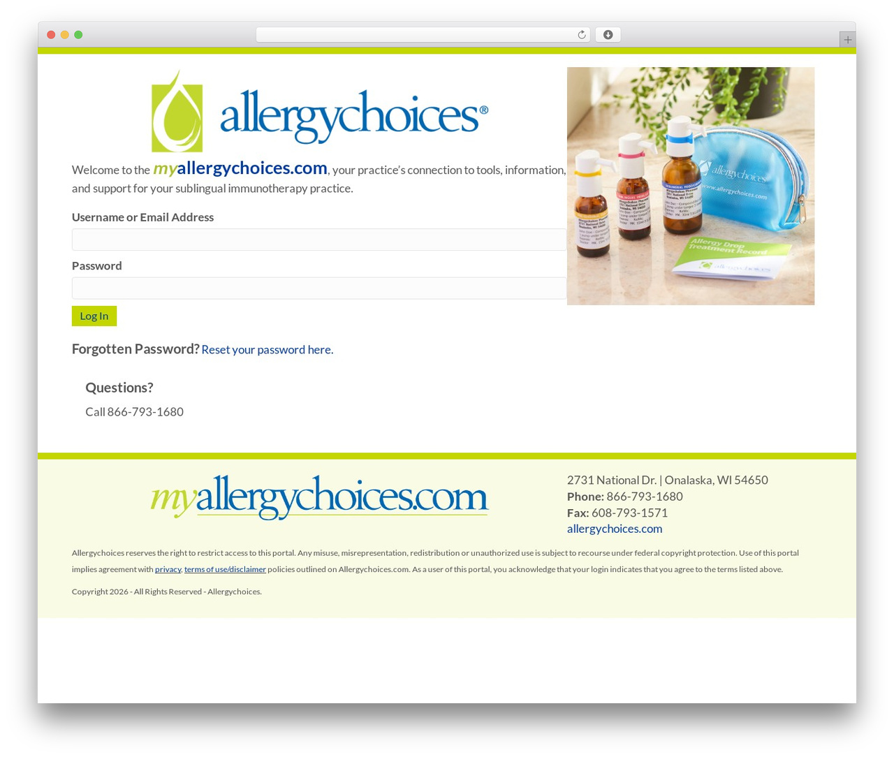 WordPress theme Beaver Builder Theme - myallergychoices.com