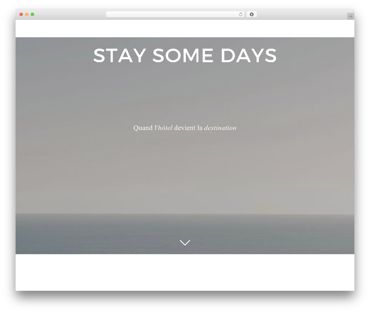 WordPress theme SSD - www.staysomedays.com