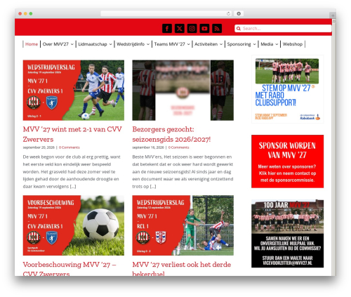 Sportlink wordpress WordPress plugin - mvv27.nl