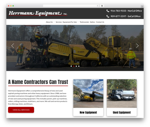 Best WordPress theme Reach Local - herrmannequipment.com