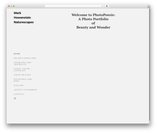 Flatbase theme WordPress - photopoiesis.com