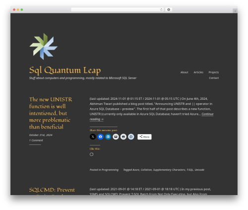 WP Tools Increase Maximum Limits, Repair, Server PHP Info, Javascript errors, File Permissions, Transients, Error Log (wptools) free WordPress plugin - sqlquantumleap.com