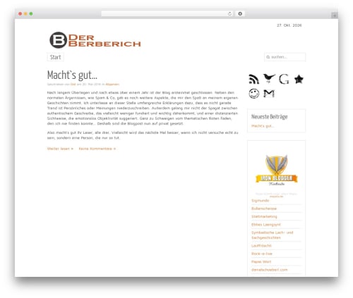 Master WordPress theme - blog.didisigi.de