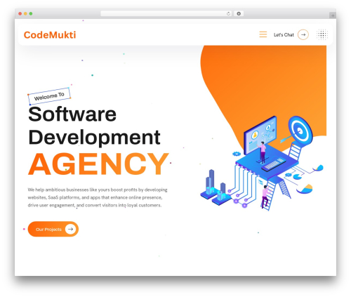 WordPress theme SEOLand - codemukti.com