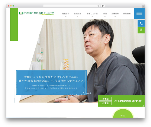 おおはた整形外科クリニック WordPress theme - ohata-kotsusoshosho.com