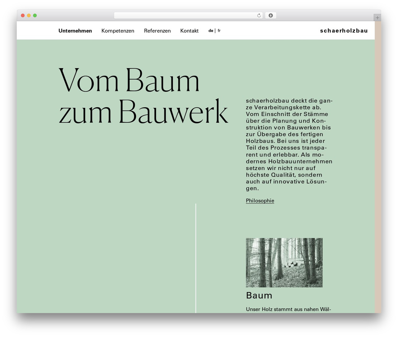 Beaver Builder Theme WordPress website theme - schaerholzbau.ch