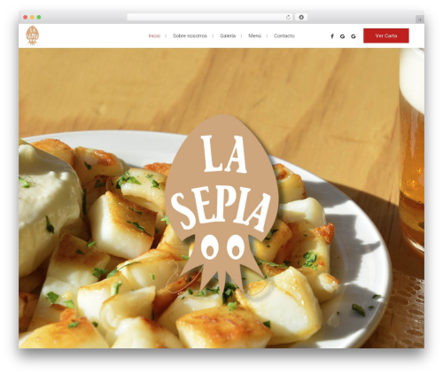 Qode restaurant WordPress plugin - barlasepia.es