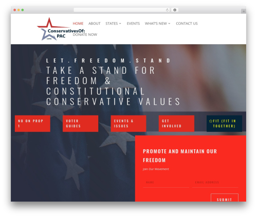 Us map WordPress plugin - conservativesof.com