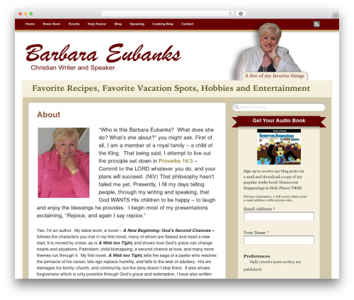 Get Noticed! WordPress theme - barbaraeubanks.com