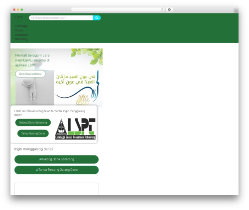 Donasiaja WordPress plugin - lspt.or.id