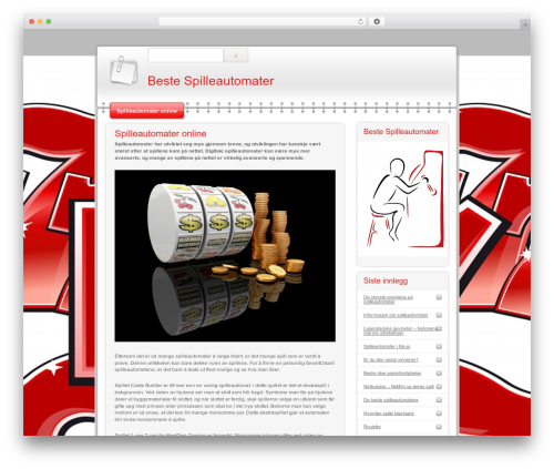 Modern Notepad WP theme - beste-spilleautomater.com